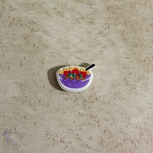 5/$15 CROCS jibbitz shoe charm Colorful Ramen Bowl